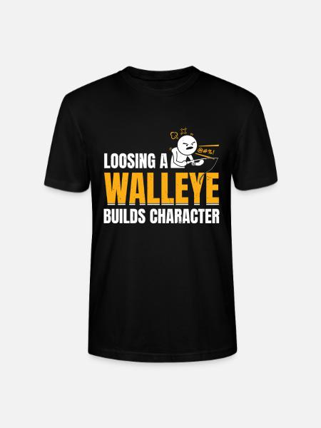 Walleye Fishing - Stanley/Stella Unisex Bio-T-Shirt CRAFTER - Schwarz
