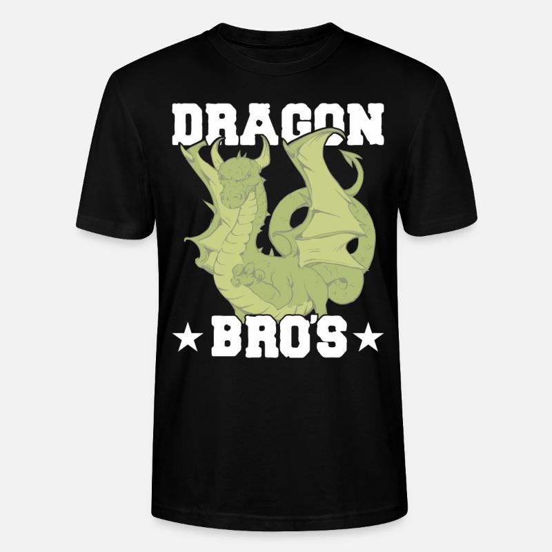 Die Drachenbrüder - Stanley/Stella Unisex Bio-T-Shirt CRAFTER - Schwarz