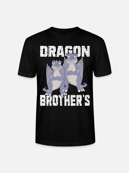 Die des Drachenbruders - Stanley/Stella Unisex Bio-T-Shirt CRAFTER - Schwarz