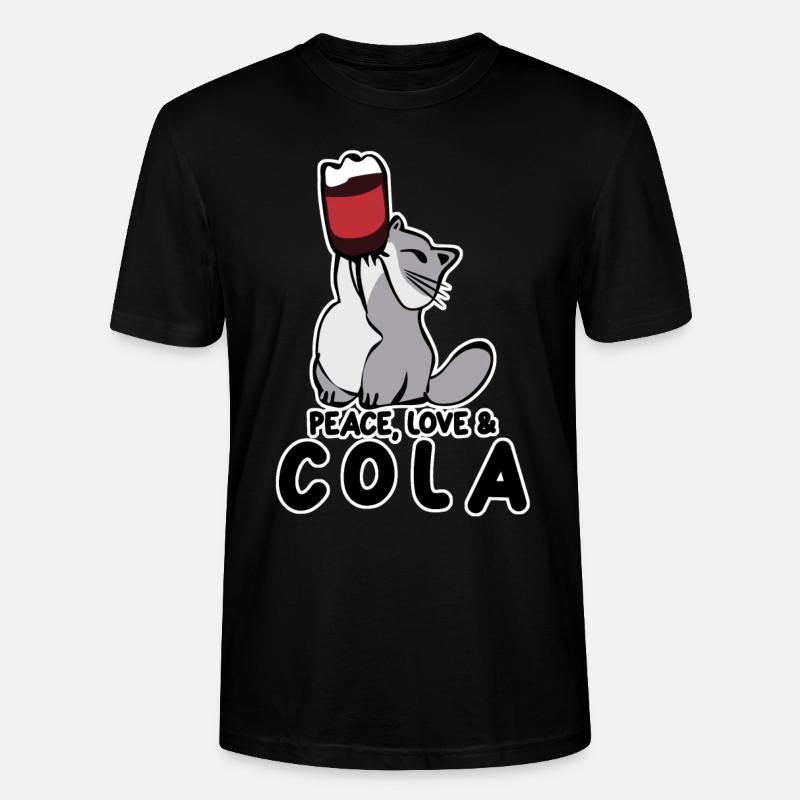Cola Cat Lemonade Softdrinks - Stanley/Stella Unisex Bio-T-Shirt CRAFTER - Schwarz