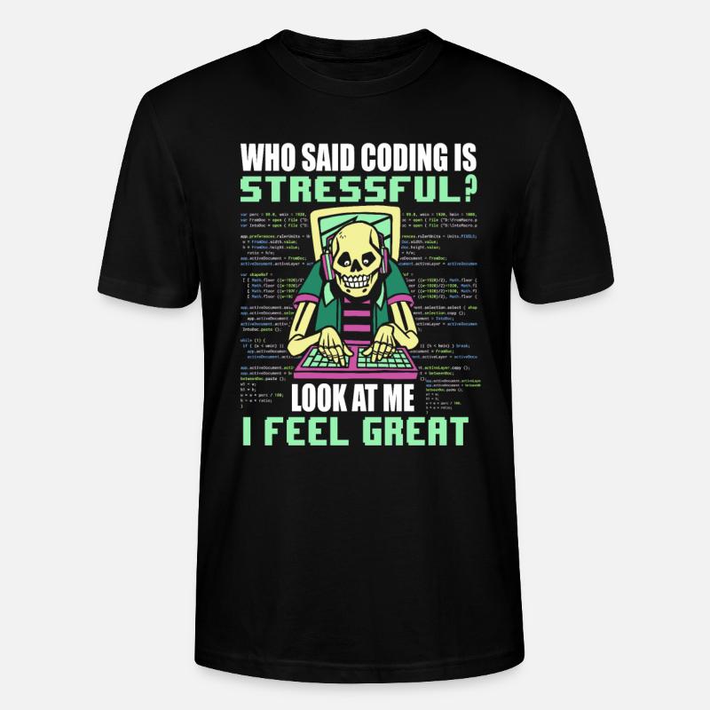 Computer Programmer Computer Programming - Stanley/Stella Unisex Bio-T-Shirt CRAFTER - Schwarz