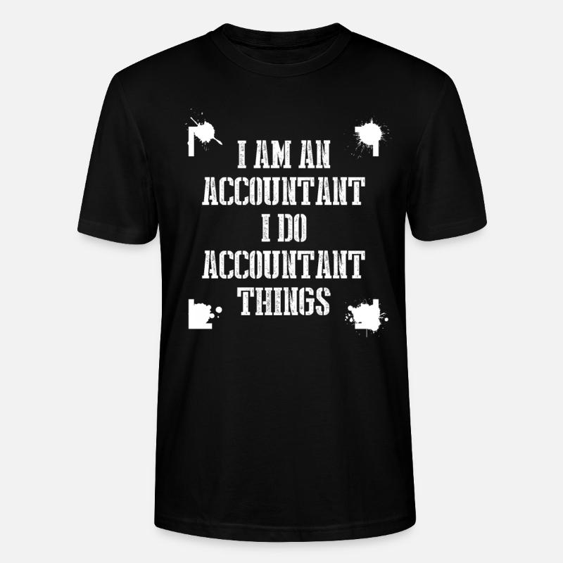 Comptable comptable - T-shirt bio CRAFTER Stanley Stella Unisexe - noir