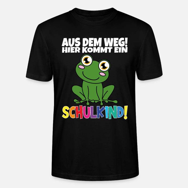 Écolier 2024 entrant à l'école - T-shirt bio CRAFTER Stanley Stella Unisexe - noir