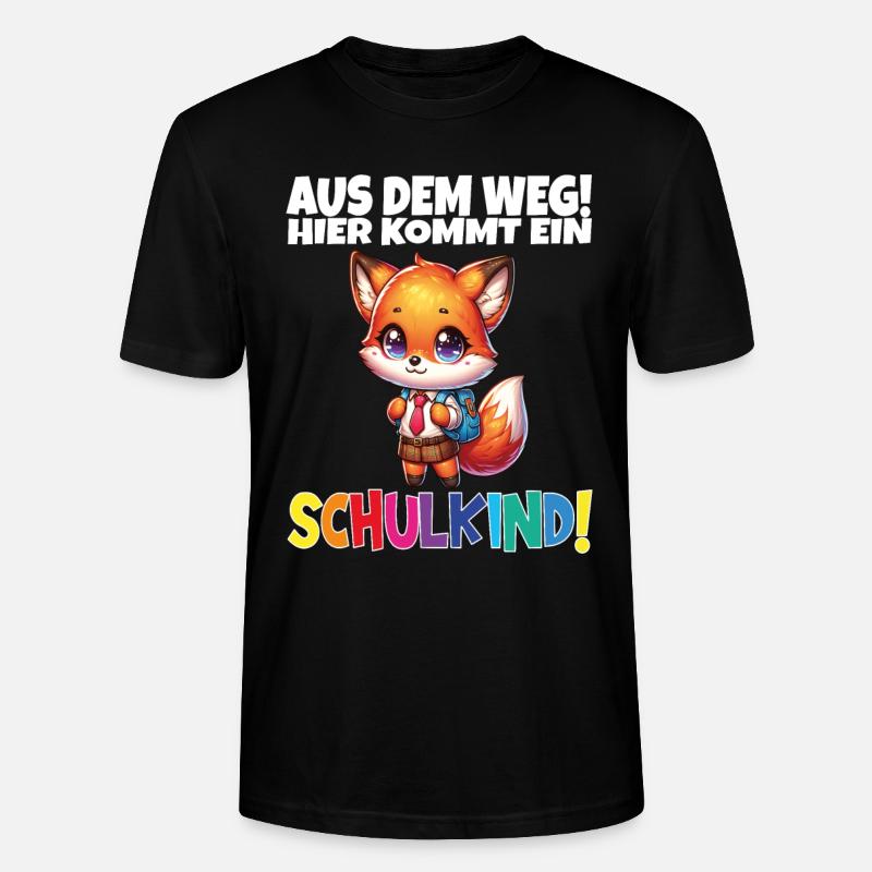 Écolier 2024 entrant à l'école - T-shirt bio CRAFTER Stanley Stella Unisexe - noir