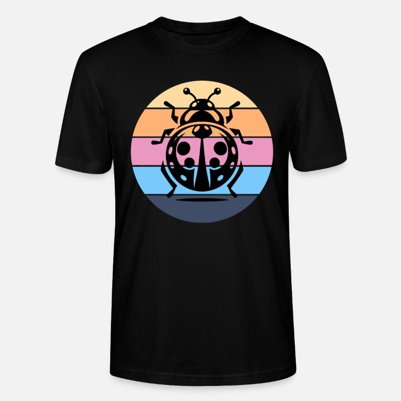 Marienkäfer - Stanley/Stella Unisex Bio-T-Shirt CRAFTER - Schwarz