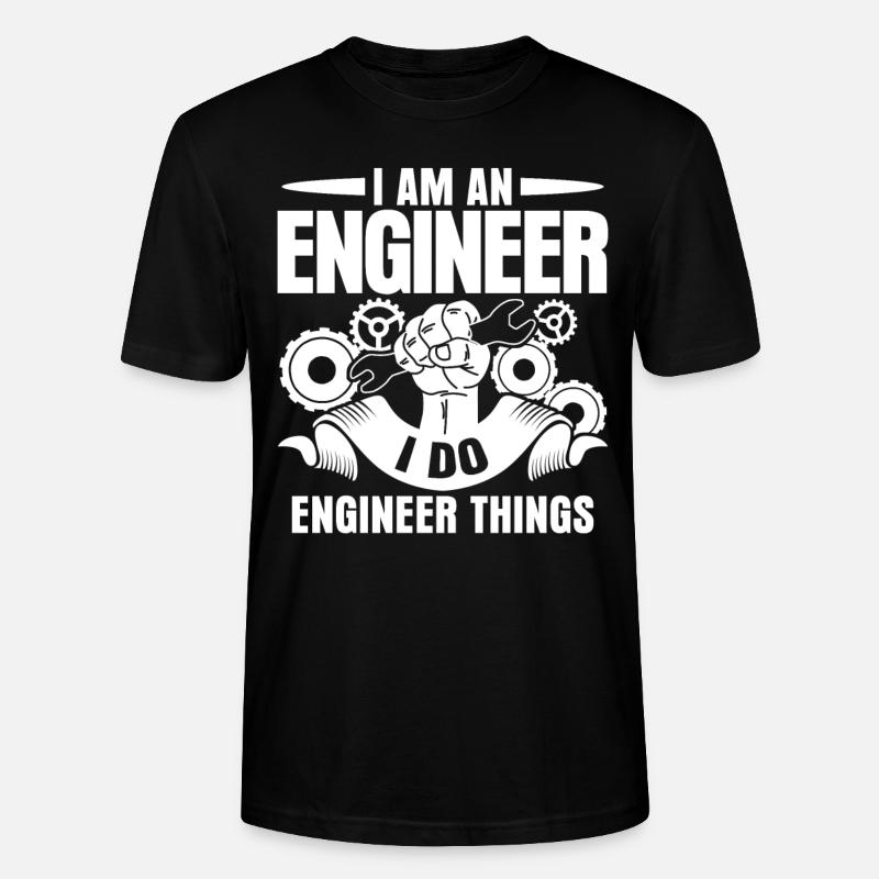 Engineer Engineering - Stanley/Stella Unisex Bio-T-Shirt CRAFTER - Schwarz