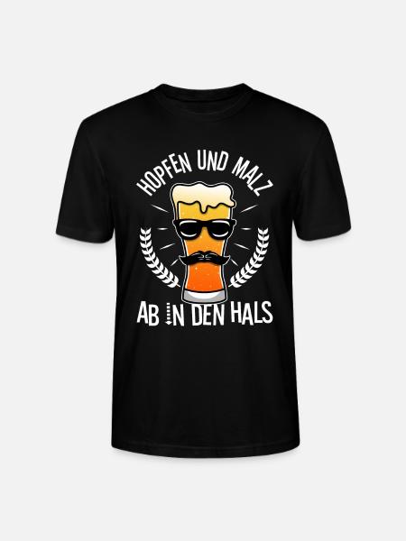Hops and malt - Stanley/Stella CRAFTER Unisex Organic T-Shirt - black
