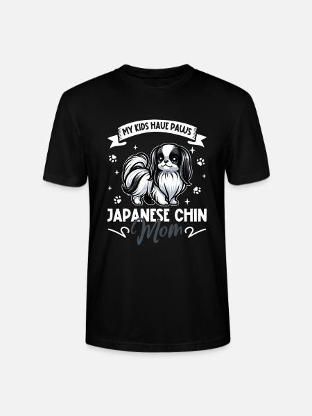 Japan Chin Mama - Stanley/Stella CRAFTER Unisex Organic T-Shirt - black