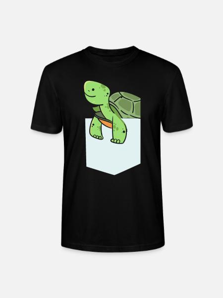 Turtle Sea Turtle Gift - Stanley/Stella CRAFTER Unisex Organic T-Shirt - black