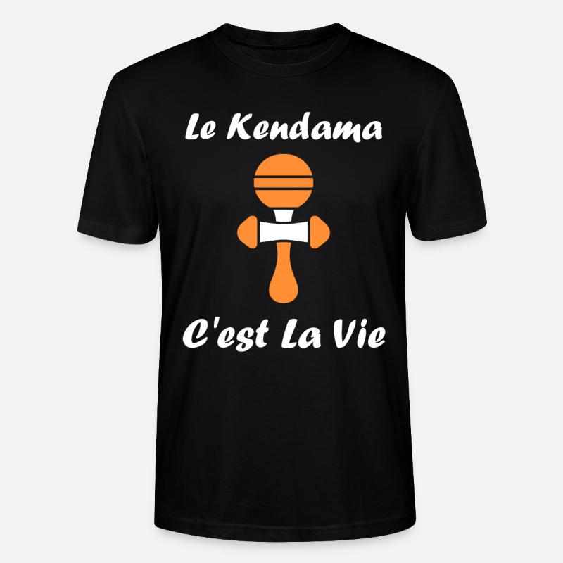 kendama - T-shirt bio CRAFTER Stanley Stella Unisexe - noir