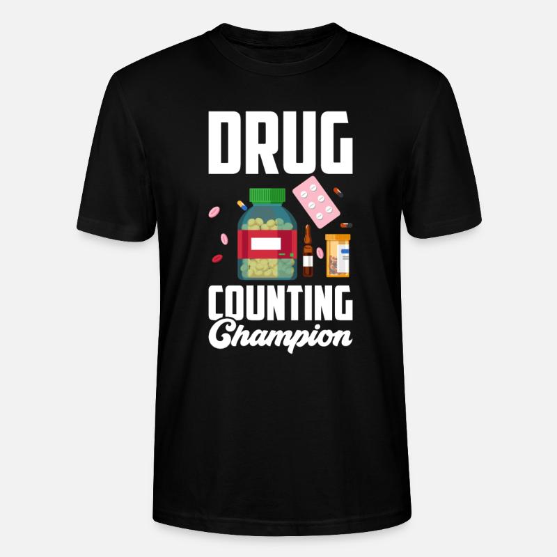 Pharmaceutical Assistant Pharmacy Technician - Stanley/Stella CRAFTER Unisex Organic T-Shirt - black