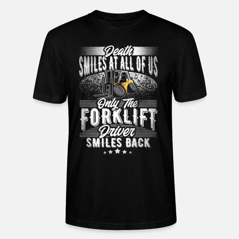 Conducteur de chariot élévateur - T-shirt bio CRAFTER Stanley Stella Unisexe - noir