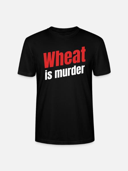 Weizen Ist Das Todesgetreide. Ernährungsberater - Stanley/Stella Unisex Bio-T-Shirt CRAFTER - Schwarz