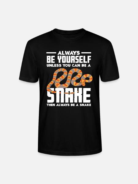 Snake Animals Animal Snakes - Stanley/Stella CRAFTER Unisex Organic T-Shirt - black