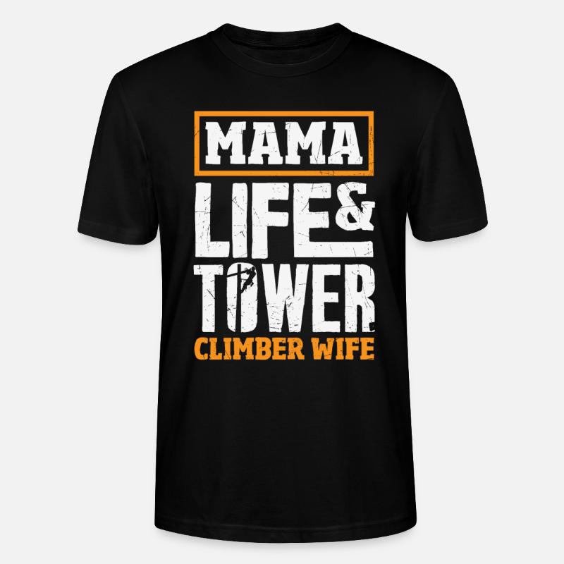 Turmkletterer-techniker Turmarbeiter - Stanley/Stella Unisex Bio-T-Shirt CRAFTER - Schwarz