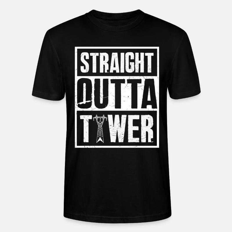 Turmkletterer-techniker Turmarbeiter - Stanley/Stella Unisex Bio-T-Shirt CRAFTER - Schwarz