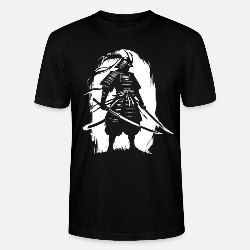 Samurai Ronin Schwertkampf Krieger Geschenk - Stanley/Stella Unisex Bio-T-Shirt CRAFTER - Schwarz