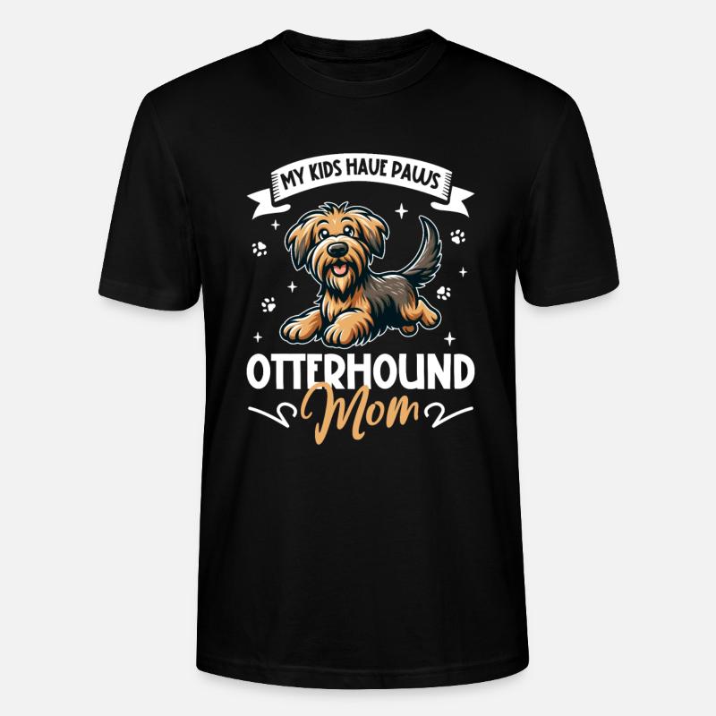 Otterhund Mama - Stanley/Stella Unisex Bio-T-Shirt CRAFTER - Schwarz