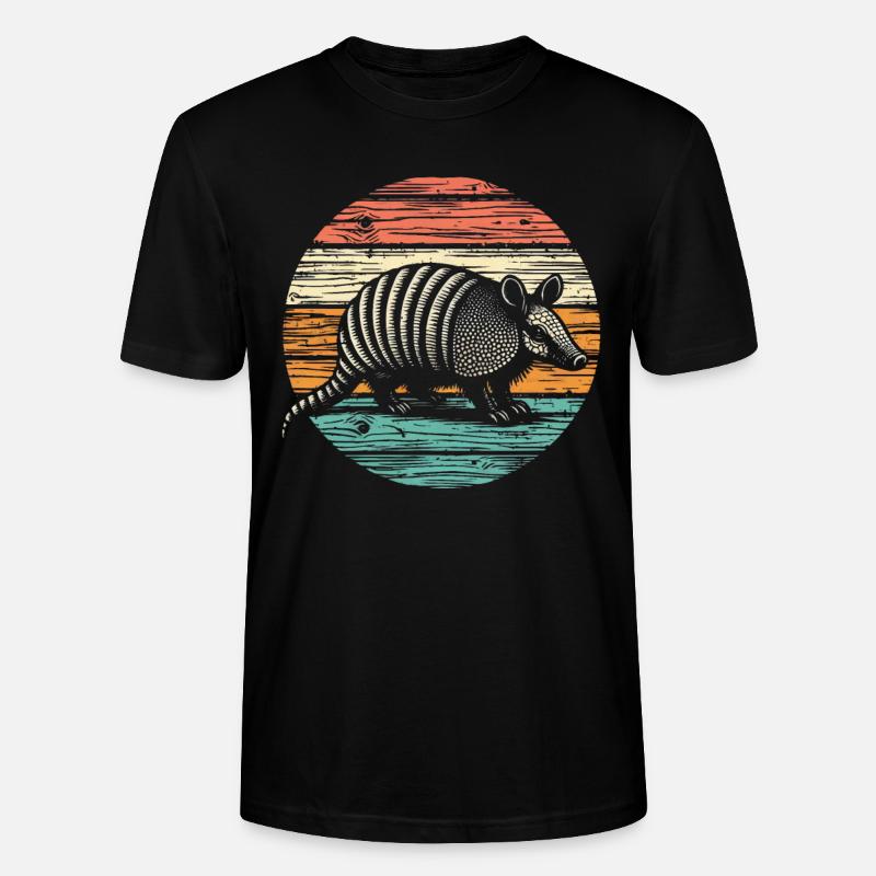 Armadillo Gürteltier - Stanley/Stella Unisex Bio-T-Shirt CRAFTER - Schwarz