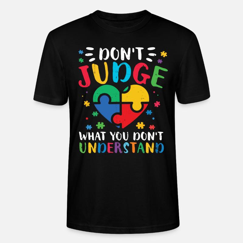 Autismus - Stanley/Stella Unisex Bio-T-Shirt CRAFTER - Schwarz