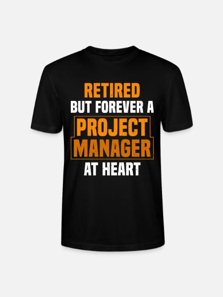 Retired project Manager - Stanley/Stella Unisex Bio-T-Shirt CRAFTER - Schwarz