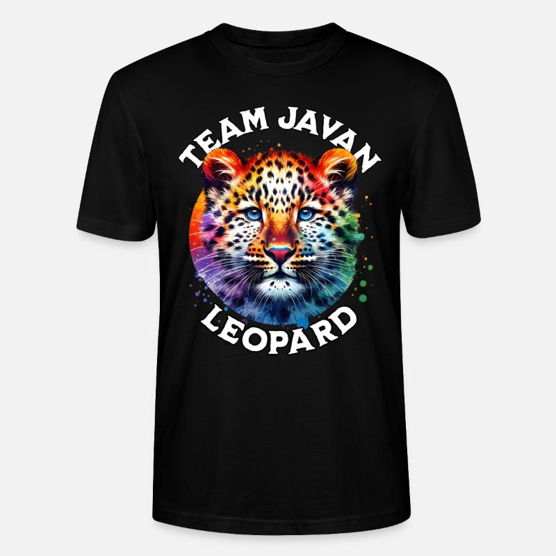 Java Leopard Sprüche - Stanley/Stella Unisex Bio-T-Shirt CRAFTER - Schwarz