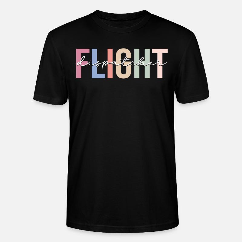 Régulateur de vol Aviation - T-shirt bio CRAFTER Stanley Stella Unisexe - noir