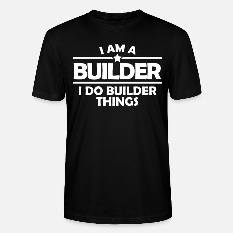 Builder Roadbuilder Road Keeper - Stanley/Stella Unisex Bio-T-Shirt CRAFTER - Schwarz