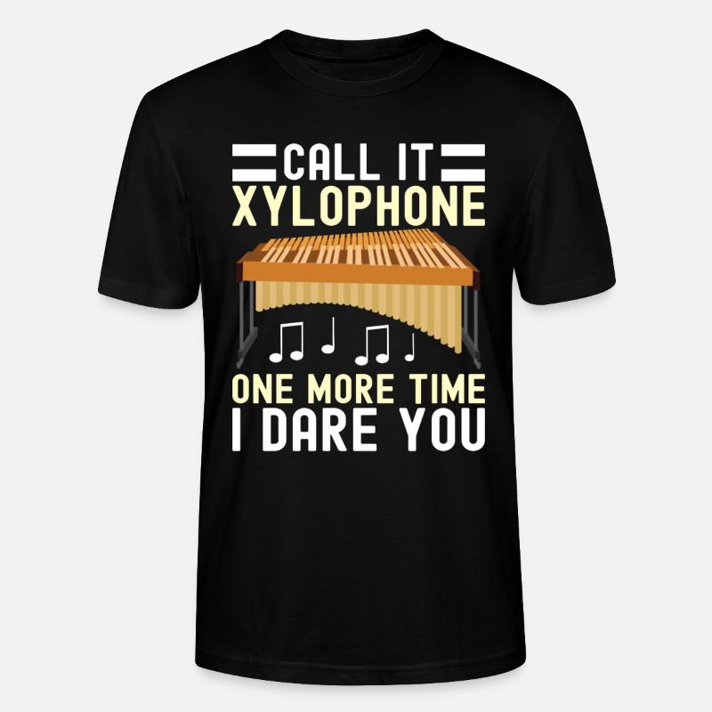 Vibraphon, vibraphonist - Stanley/Stella CRAFTER Unisex Organic T-Shirt - black