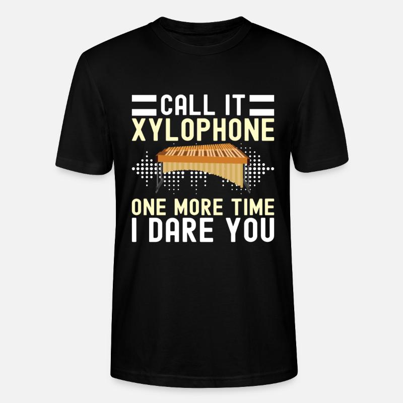 Vibraphon, vibraphonist - Stanley/Stella CRAFTER Unisex Organic T-Shirt - black