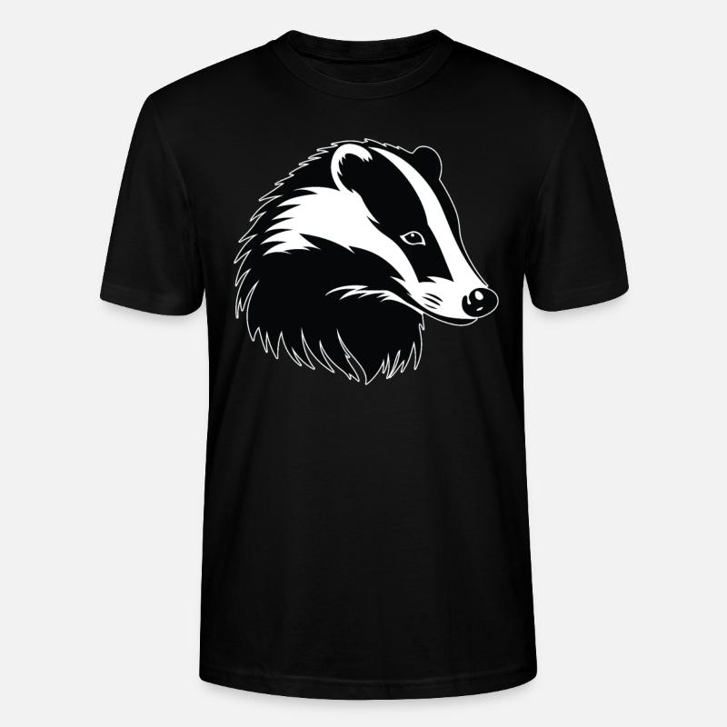 Badger Dachse Dachs - Stanley/Stella Unisex Bio-T-Shirt CRAFTER - Schwarz