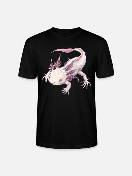 Axolotl - Stanley/Stella CRAFTER Unisex Organic T-Shirt - black