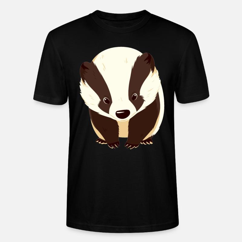Badger Dachse Dachs - Stanley/Stella Unisex Bio-T-Shirt CRAFTER - Schwarz