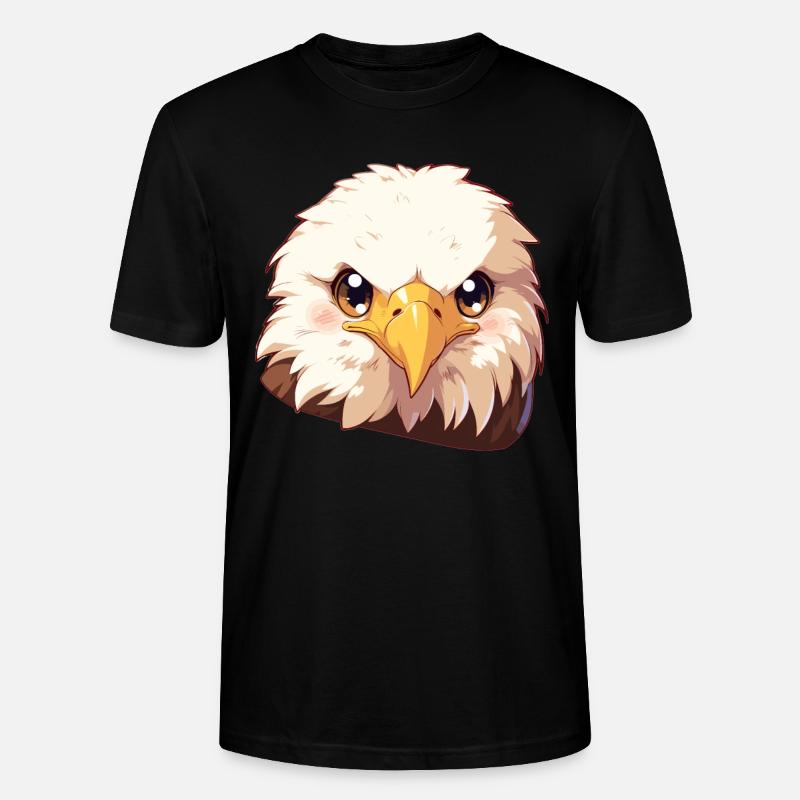 Bald Eagle Weißkopfseeadler - Stanley/Stella Unisex Bio-T-Shirt CRAFTER - Schwarz