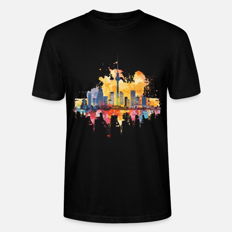 Velbert - Stanley/Stella CRAFTER Unisex Organic T-Shirt - black