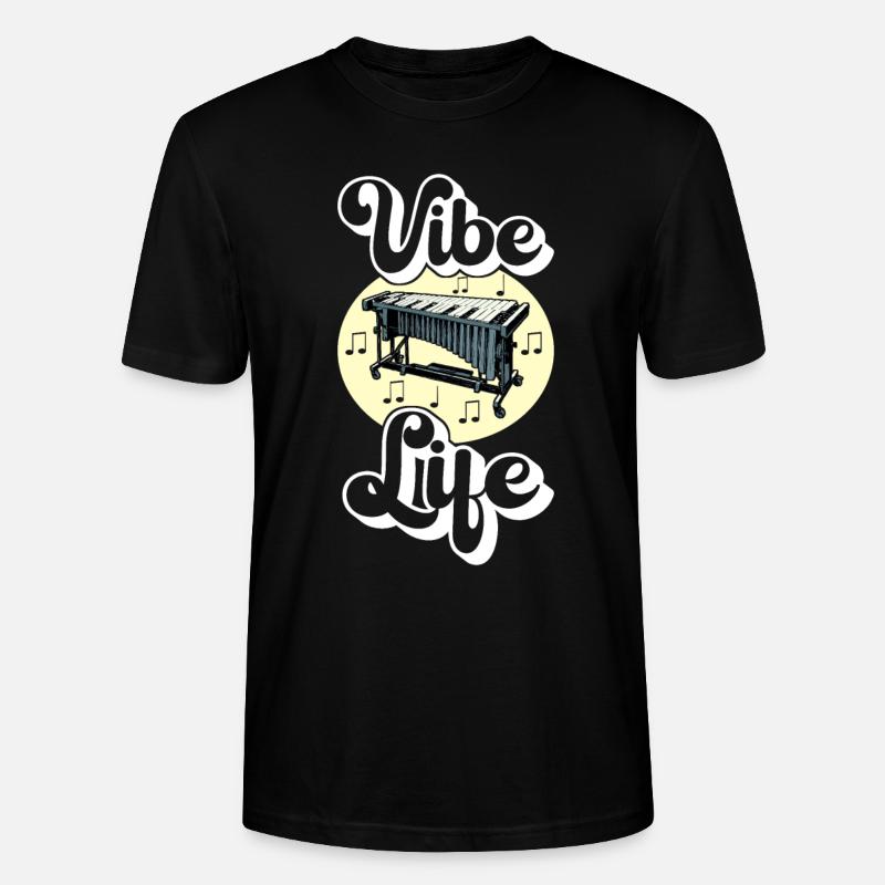 Vibraphon, vibraphonist - Stanley/Stella CRAFTER Unisex Organic T-Shirt - black