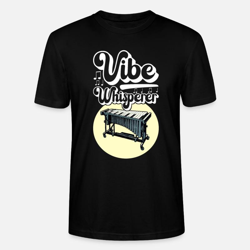 Vibraphon, vibraphonist - Stanley/Stella CRAFTER Unisex Organic T-Shirt - black