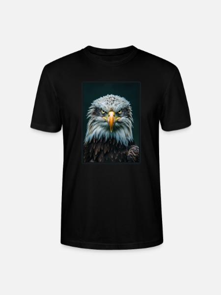 Bald Eagle Weißkopfseeadler - Stanley/Stella CRAFTER Unisex Organic T-Shirt - black