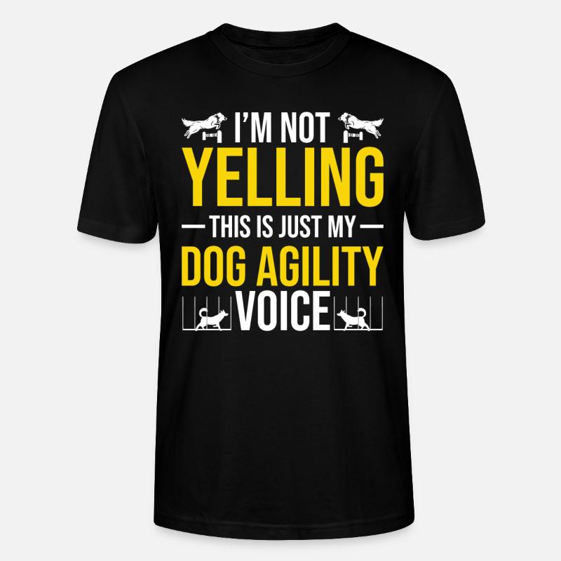 Agilité canine - T-shirt bio CRAFTER Stanley Stella Unisexe - noir