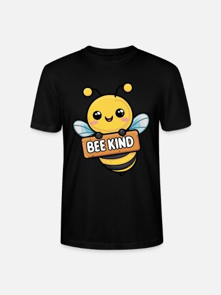 Bee Kind Biene Bienchen - Stanley/Stella Unisex Bio-T-Shirt CRAFTER - Schwarz