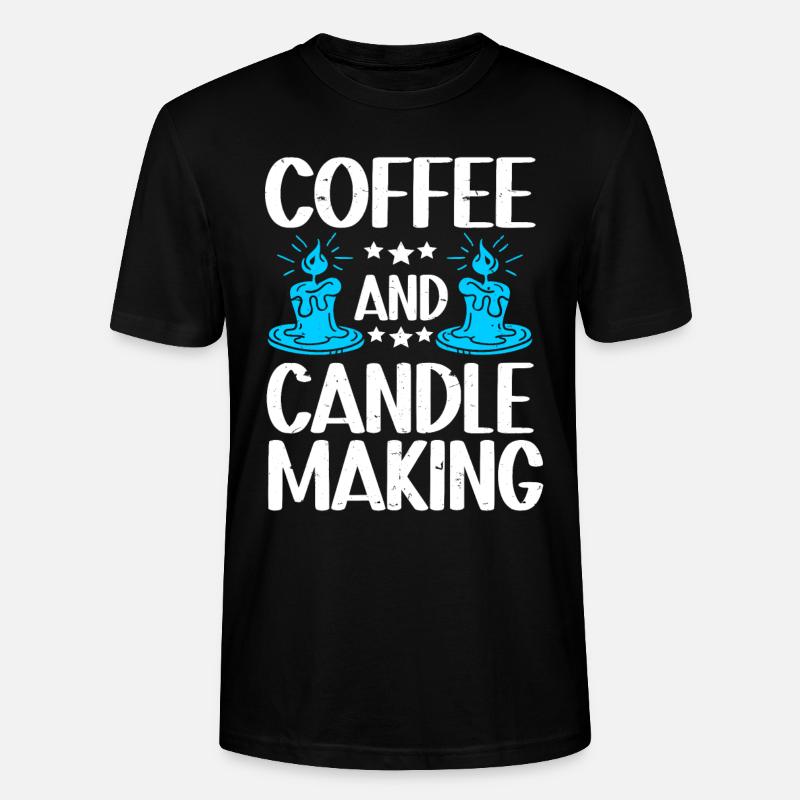 Candle Maker Candle Making - Stanley/Stella CRAFTER Unisex Organic T-Shirt - black
