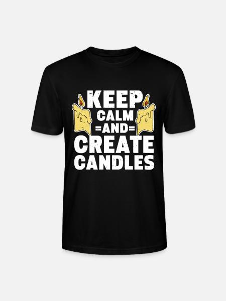 Candle Maker Candle Making - Stanley/Stella CRAFTER Unisex Organic T-Shirt - black