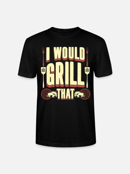 Barbecue Meat Steak BBQ Cook - Stanley/Stella CRAFTER Unisex Organic T-Shirt - black