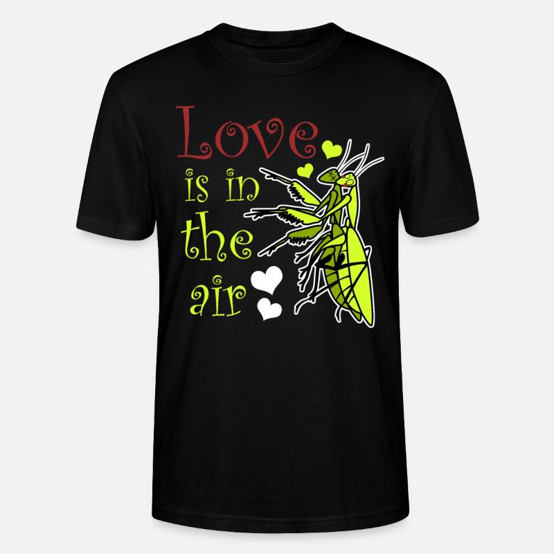 Praying Mantis Love - Stanley/Stella Unisex Bio-T-Shirt CRAFTER - Schwarz