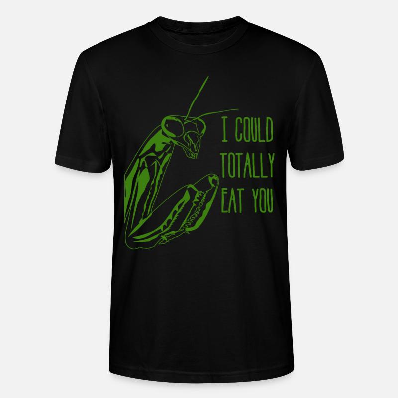 Praying Mantis Joke - Stanley/Stella Unisex Bio-T-Shirt CRAFTER - Schwarz