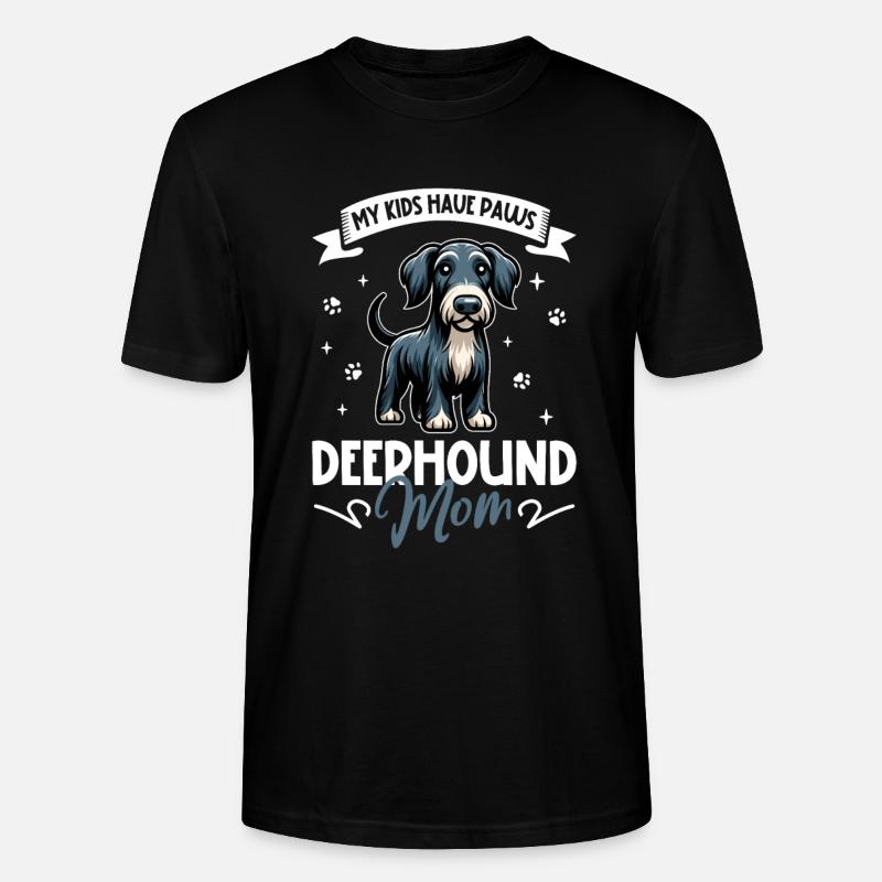 Maman Deerhound - T-shirt bio CRAFTER Stanley Stella Unisexe - noir