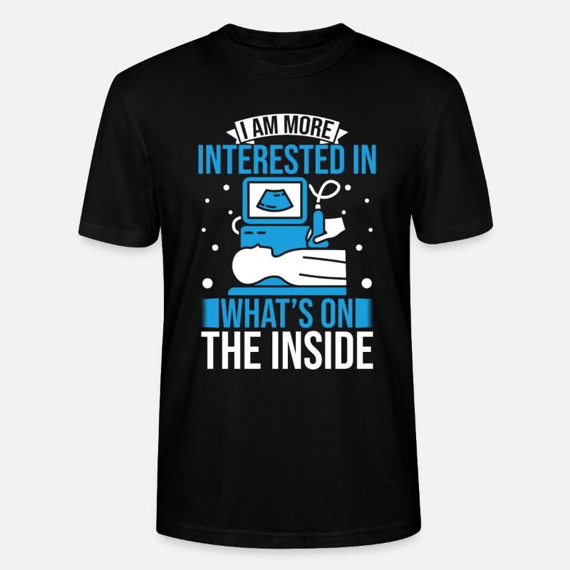 Échographiste Échographie Échographie - T-shirt bio CRAFTER Stanley Stella Unisexe - noir