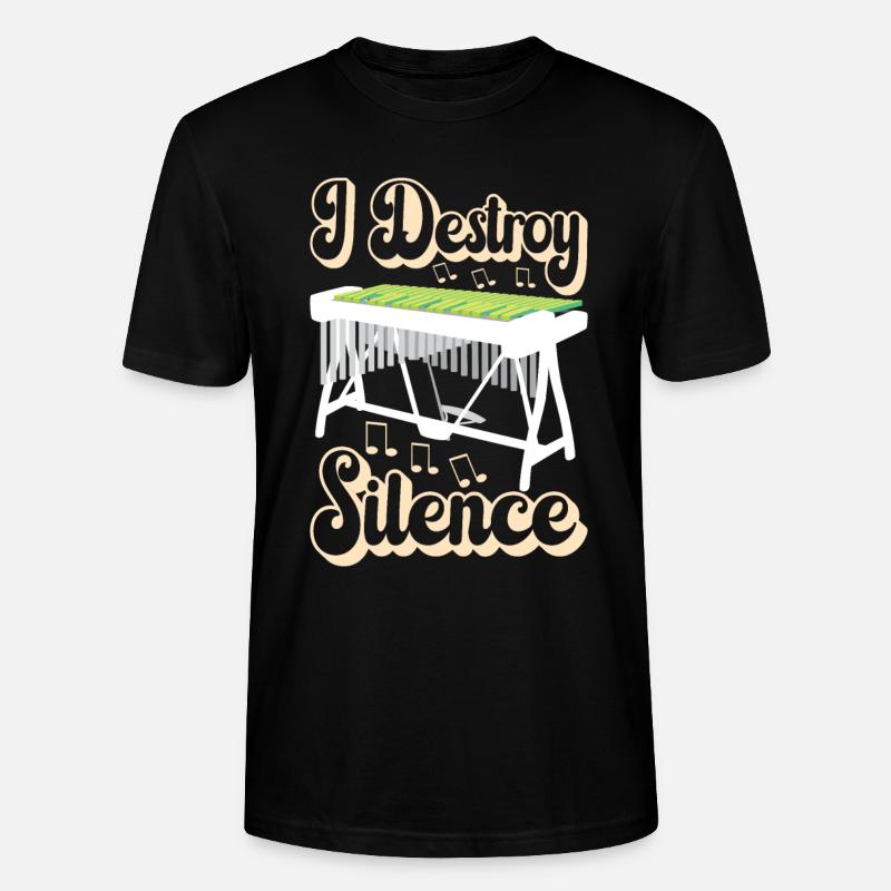 Vibraphon, vibraphonist - Stanley/Stella CRAFTER Unisex Organic T-Shirt - black