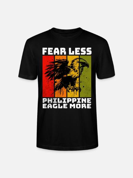 Philippine Eagle Monkey Eagle - Stanley/Stella CRAFTER Unisex Organic T-Shirt - black