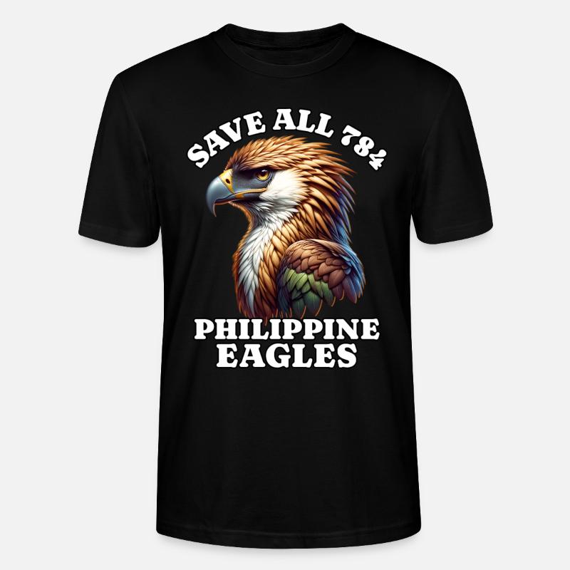 Sauvez Monkey Eagle - T-shirt bio CRAFTER Stanley Stella Unisexe - noir